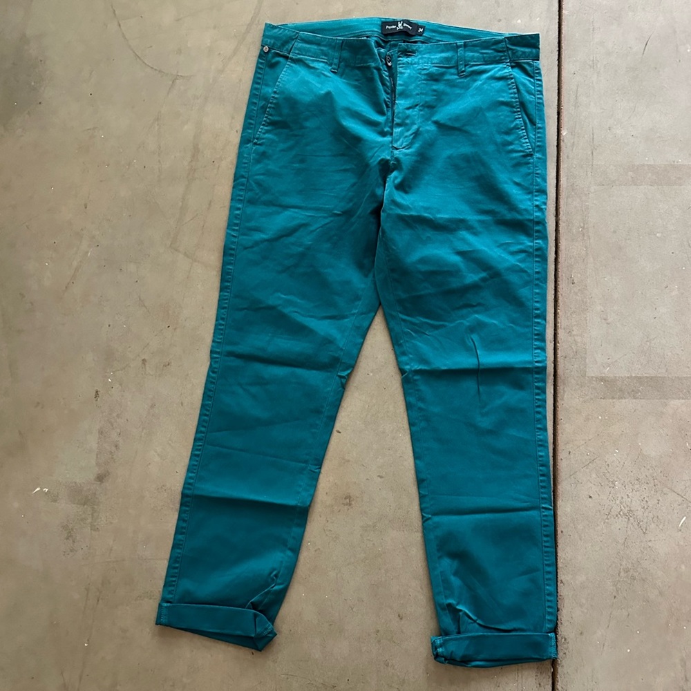 Psycho Bunny Teal Pant 34 - Picture 4 of 5